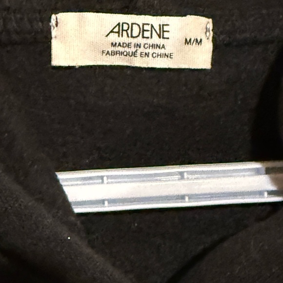 Black and Gray Hoodie with Vibes Print from Ardene - Picture 5 of 12